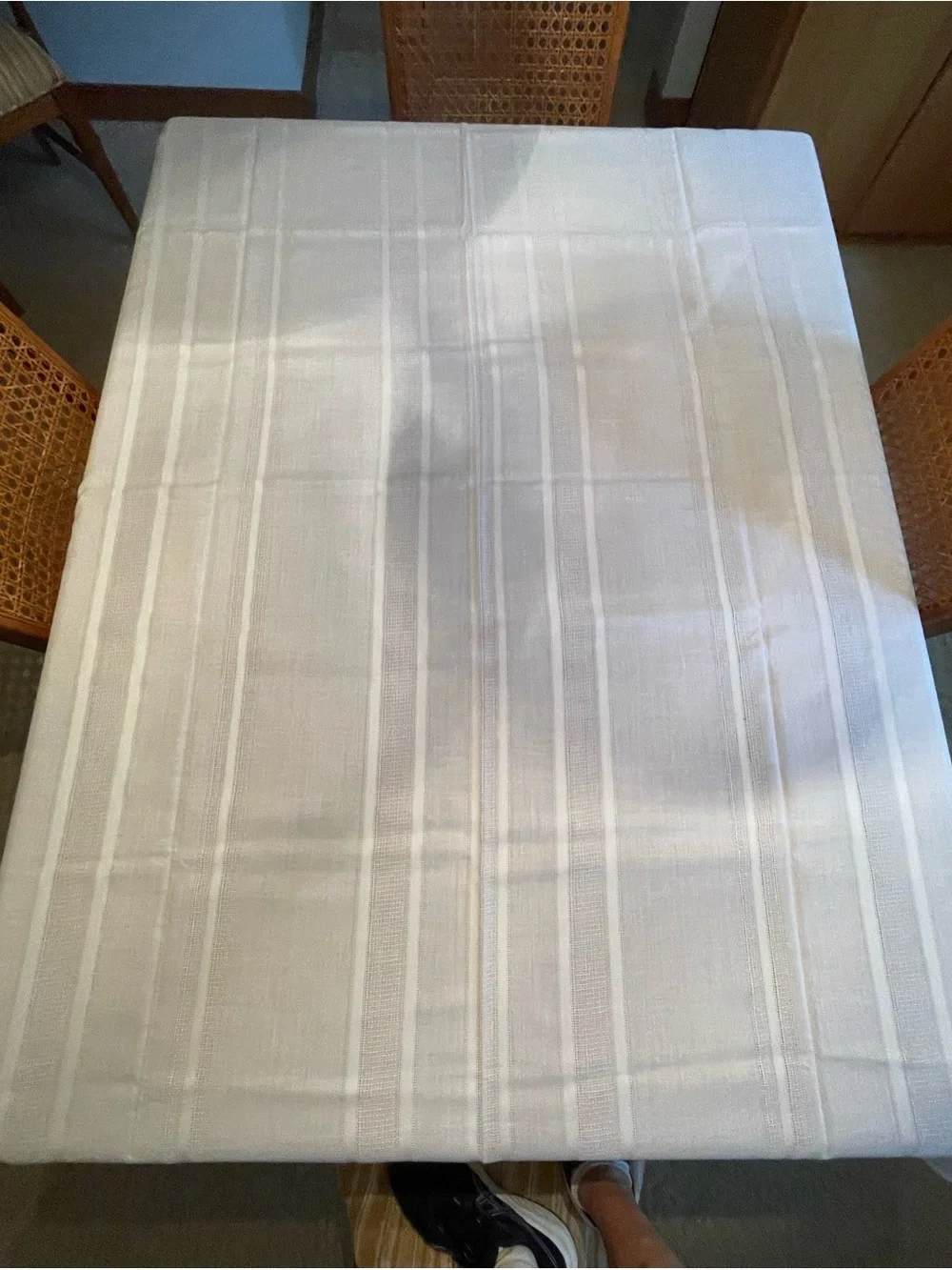White Decorative Tablecloth